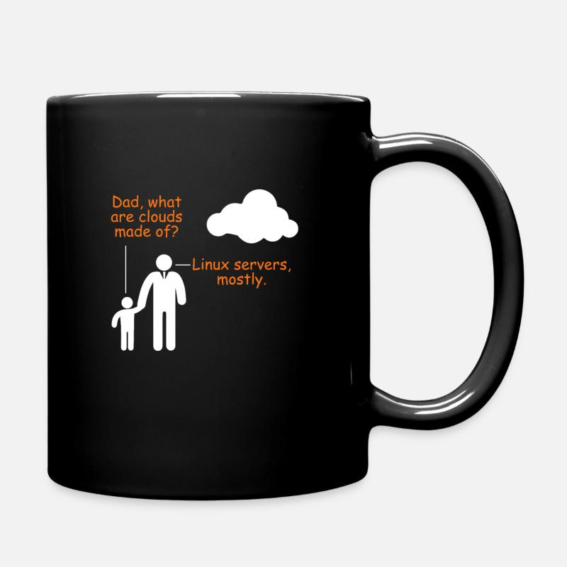 Linux Server Witz Informatiker Humor Software - Tasse einfarbig - Schwarz