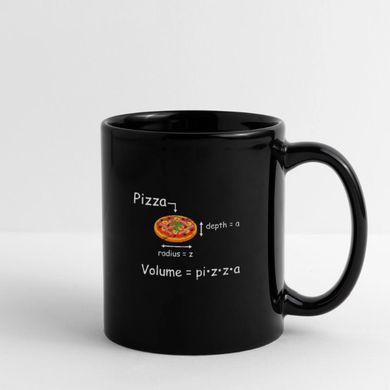 Mathematician Pizza Circle Math Student Math Teacher Full Colour Mug