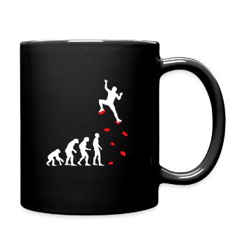 Kletterhalle Klettern Bouldern Klettersport - Tasse einfarbig - Schwarz - Rechts