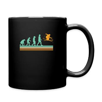 Skifahrer Evolution Ski Apres Ski - Tasse einfarbig - Schwarz - Rechts