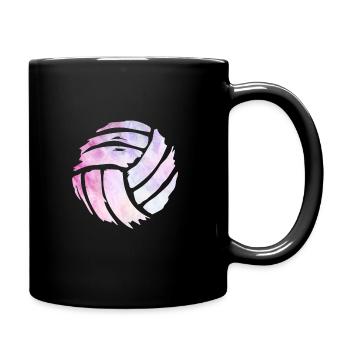 Volleyball Team Volleyball Volleyball Player - Full Colour Mug - black - Right