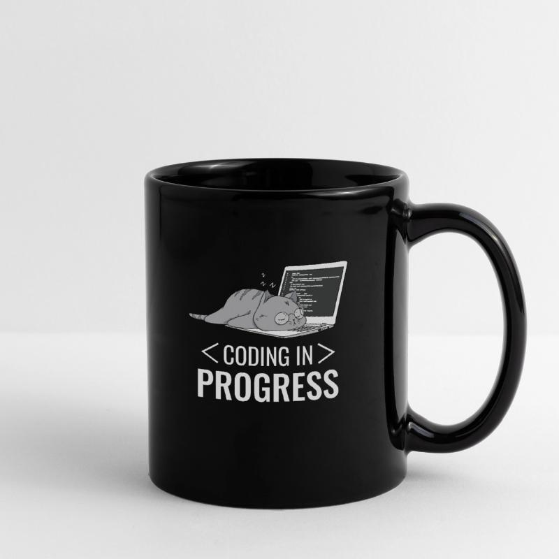 Programmation Informatique Nerd Cat Mug uni