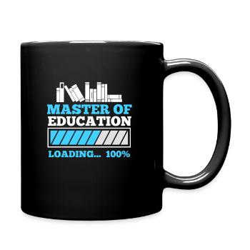 Master of Education Master's Degree 2022 - Full Colour Mug - black - Right