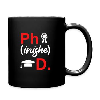 Disputation 2022 Thèse de doctorat - Mug uni - noir - Droite