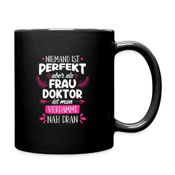 Almost Perfect Doctor 2022 Doctorate - Full Colour Mug - black - Right
