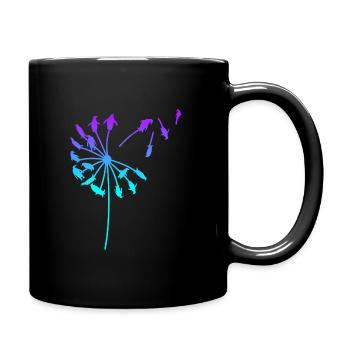 Pingouin Pissenlit Pissenlit Art Moderne - Mug uni - noir - Droite