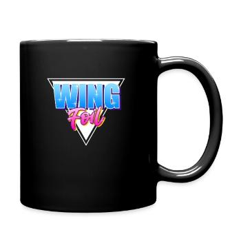 Wing Foil Wingsurf - Full Colour Mug - black - Right