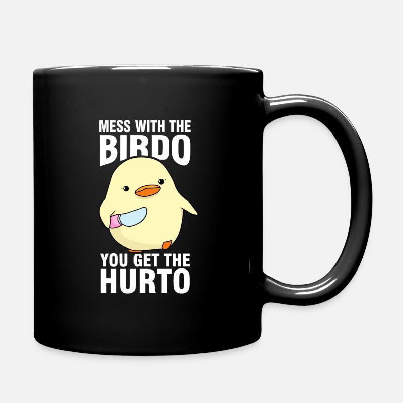 Bird Memes - Full Colour Mug - black