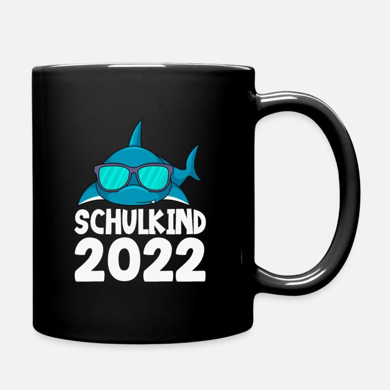 Schulkind 2022 Einschulung Junge - Tasse einfarbig - Schwarz