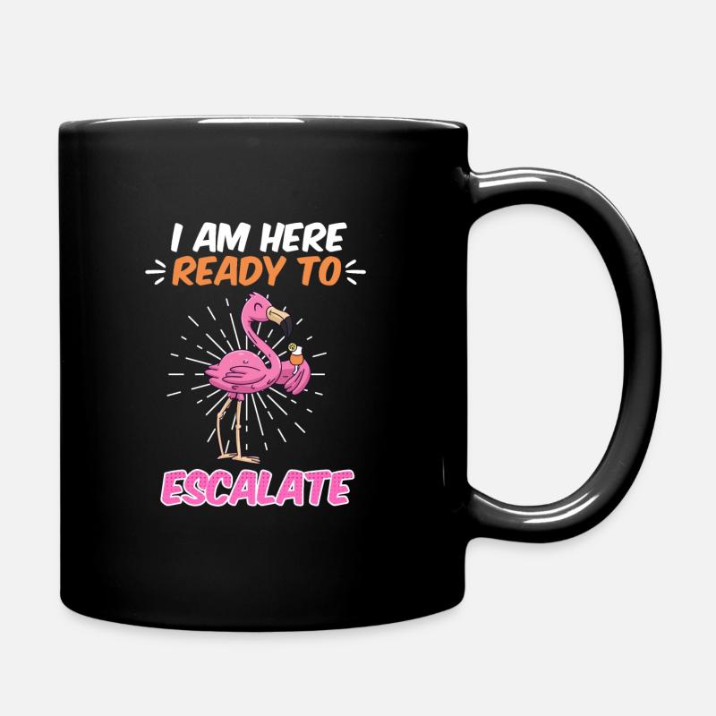 J’y suis, je peux y aller! Escalade des partis - Mug uni - noir