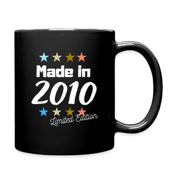 Made in 2010 Limited Edition Vintage Birthday - Full Colour Mug - black - Right
