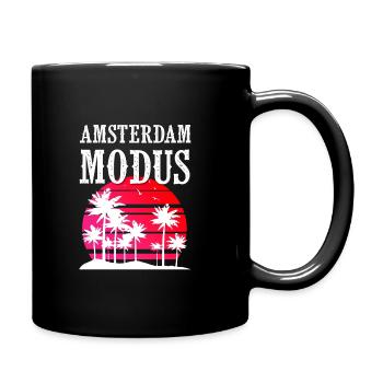 Amsterdam Mode - Mug uni - noir - Droite
