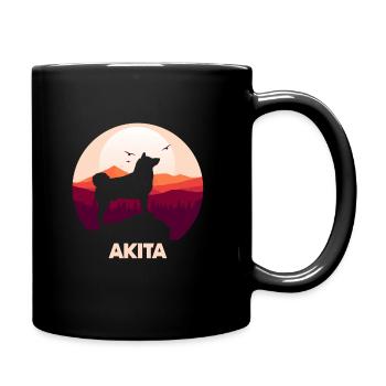 Akita - Mug uni - noir - Droite