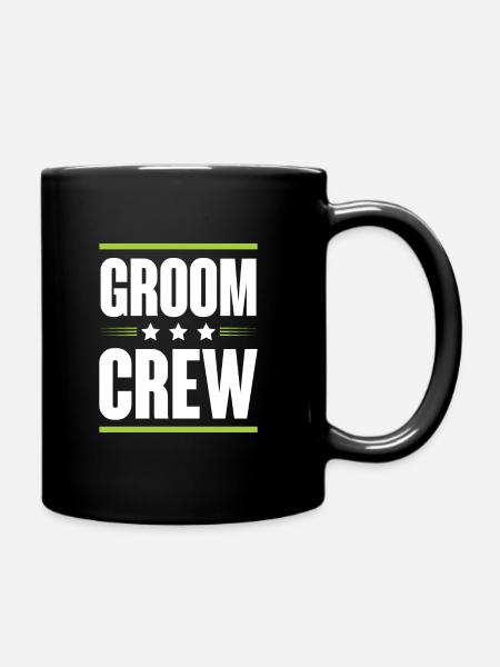 Groom Crew - Tasse einfarbig - Schwarz