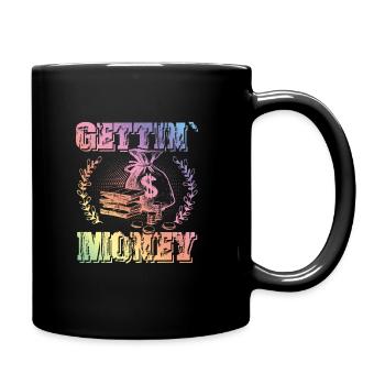 Obtenir de l’argent - Mug uni - noir - Droite
