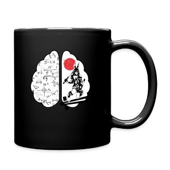 Math lesson "half math half anime" - Full Colour Mug - black - Right