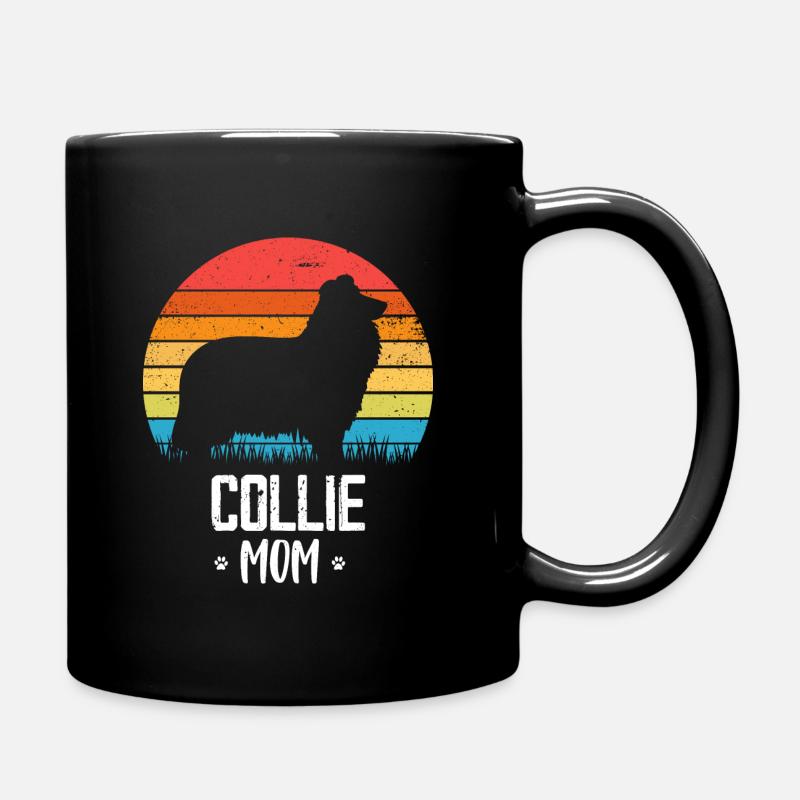 Collie - Tasse einfarbig - Schwarz