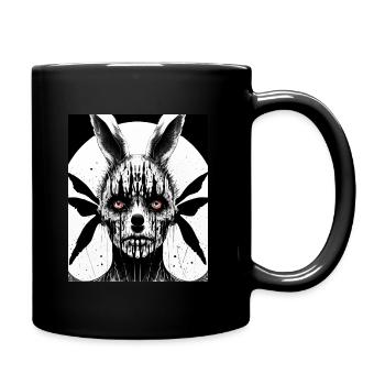 Death Metal Horror Fan Artwork Totulls Skull Art G - Tasse einfarbig - Schwarz - Rechts