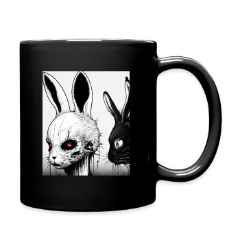 Death Metal Horror Fan Artwork Skulls Skull Art G - Mug uni - noir - Droite