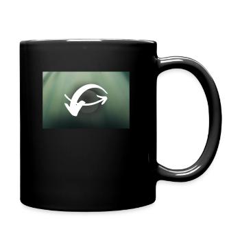 Final Projekt - Tasse einfarbig - Schwarz - Rechts