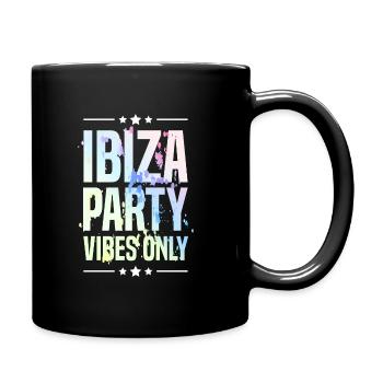 Ibiza Party Vibes - Full Colour Mug - black - Right