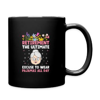 Grand-mère retraitée Pension de retraite Grand-mère Reti - Mug uni - noir - Droite