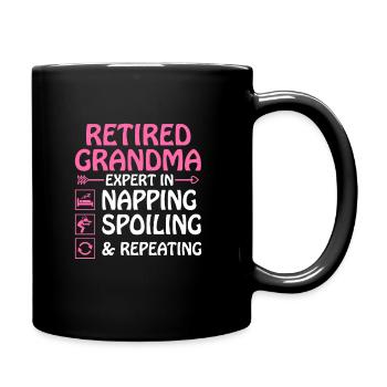 Grand-mère retraitée Pension de retraite Grand-mère Reti - Mug uni - noir - Droite