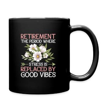 Grand-mère retraitée Pension de retraite Grand-mère Reti - Mug uni - noir - Droite