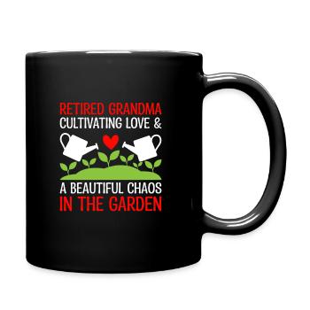Jardinier Grand-mère à la retraite Retraité Jardinier Garde - Mug uni - noir - Droite