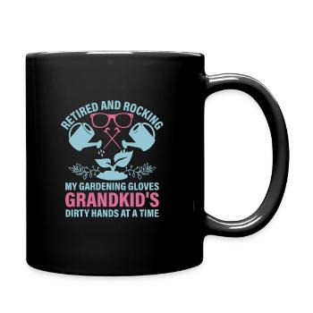 Jardinier Grand-mère à la retraite Retraité Jardinier Garde - Mug uni - noir - Droite