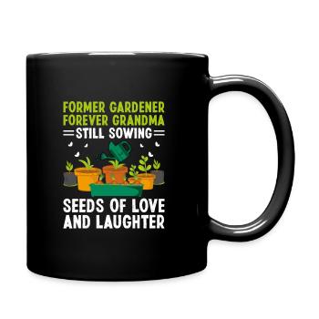 Jardinier Grand-mère à la retraite Retraité Jardinier Garde - Mug uni - noir - Droite