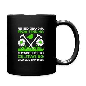 Jardinier Grand-mère à la retraite Retraité Jardinier Garde - Mug uni - noir - Droite