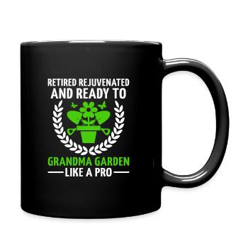 Jardinier Grand-mère à la retraite Retraité Jardinier Garde - Mug uni - noir - Droite
