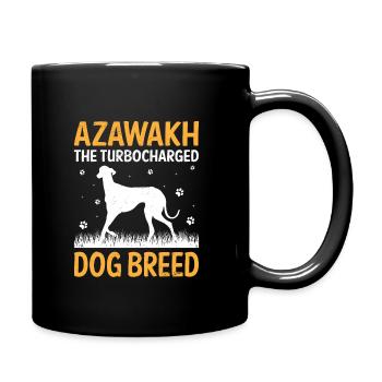 Azawakh Dog Owner Arabian Greyhound Tuareg Sloughi - Full Colour Mug - black - Right