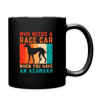 Azawakh Dog Owner Arabian Greyhound Tuareg Sloughi - Full Colour Mug - black - Right