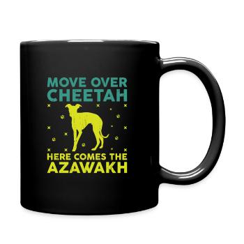Azawakh Dog Owner Arabian Greyhound Tuareg Sloughi - Full Colour Mug - black - Right