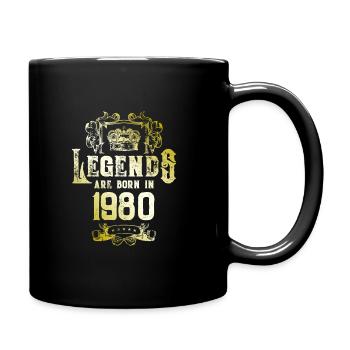 1980 Anniversaire des légendes - Mug uni - noir - Droite