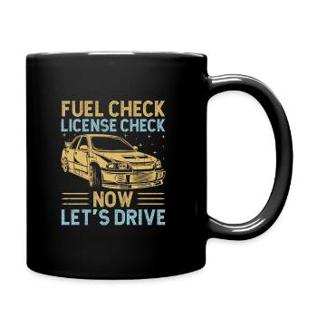 Driving License Passed New Driver Permit Driving S - Full Colour Mug - black - Right