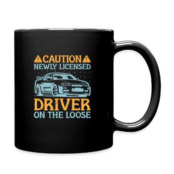 Driving License Passed New Driver Permit Driving S - Full Colour Mug - black - Right