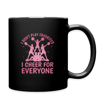 Cheerleading Coach Cheer Coach Cheerleader Cheer T - Full Colour Mug - black - Right