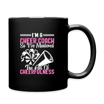 Cheerleading Coach Cheer Coach Cheerleader Cheer T - Full Colour Mug - black - Right