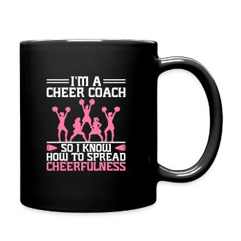 Cheerleading Coach Cheer Coach Cheerleader Cheer T - Mug uni - noir - Droite