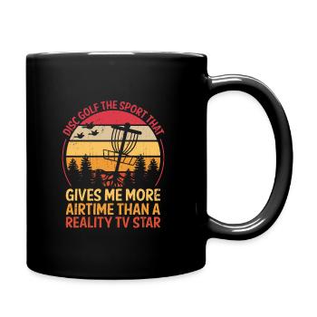 Disc Golf Player Disc Golfer Frisbee Player Par Pu - Full Colour Mug - black - Right