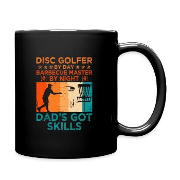 Disc Golf Player Disc Golfer Frisbee Player Par Pu - Mug uni - noir - Droite