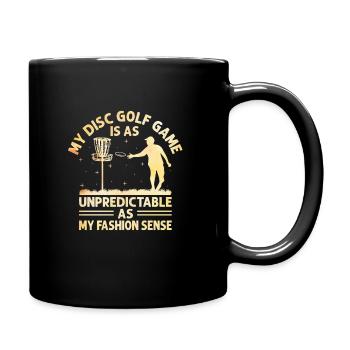 Disc Golf Player Disc Golfer Frisbee Player Par Pu - Full Colour Mug - black - Right