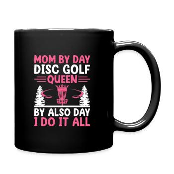 Disc Golf Player Disc Golfer Frisbee Player Par Pu - Mug uni - noir - Droite