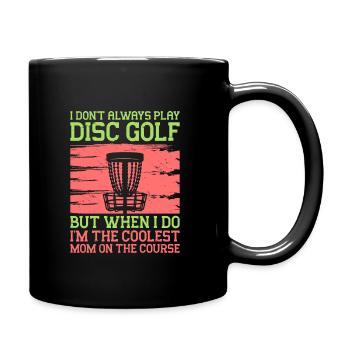 Disc Golf Player Disc Golfer Frisbee Player Par Pu - Mug uni - noir - Droite