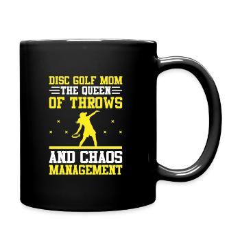 Disc Golf Player Disc Golfer Frisbee Player Par Pu - Full Colour Mug - black - Right