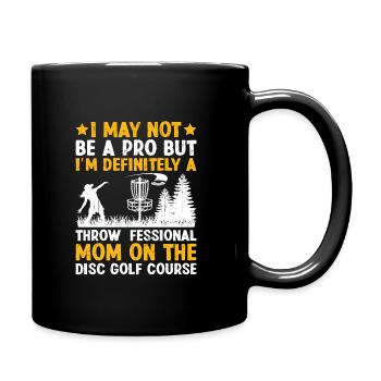 Disc Golf Player Disc Golfer Frisbee Player Par Pu - Mug uni - noir - Droite