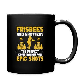 Disc Golf Player Disc Golfer Frisbee Player Par Pu - Mug uni - noir - Droite